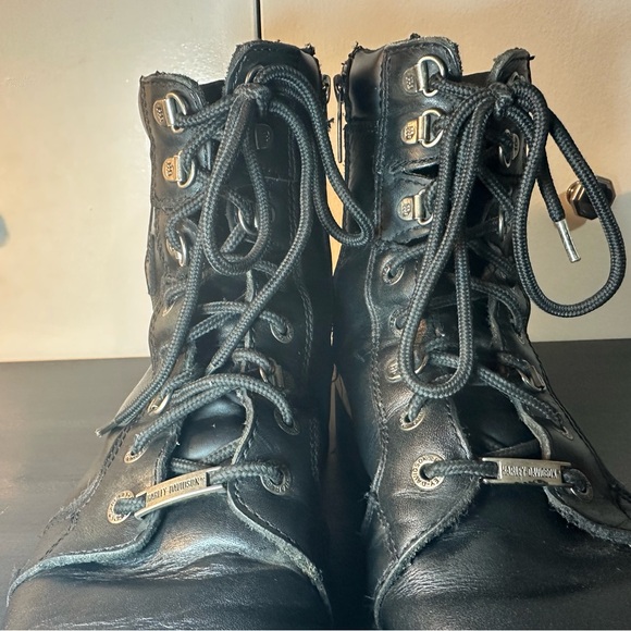 Harley-Davidson Men's Diversion Skull 6-Inch Lace-Up Motorcycle Boots - Picture 6 of 12